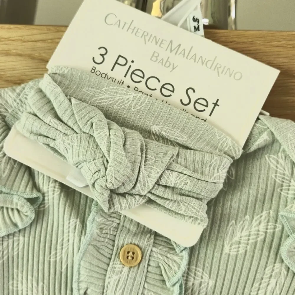 Catherine Malandrino 3 Piece Baby Set